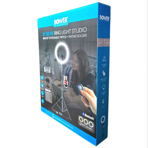 Phone Holder Bower Selfie Ring Light Selfie Ring Light Studio Kit